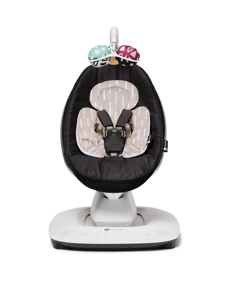 4moms RockaRoo and MamaRoo Infant Insert, Machine Washable, Soft, Plush Fabric, Reversible Design, Sand - Image 3