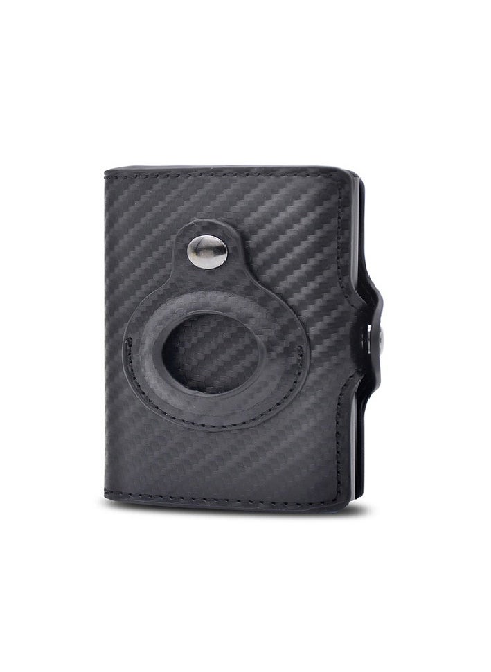 xozgdovg - Rfid Card Holder Men Women Airtag Wallet Money Bag Leather Purse Slim Thin Wallets For Apple AirTags Tracker Air Tag - Image 1