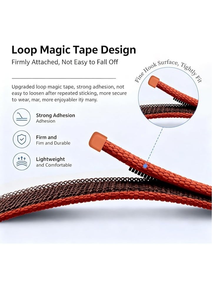 S-Color Replacement Nylon Watch Bands Compatible with Google Fitbit Air Adjustable Breathable Woven Sport Wristband Anti-sweat Bracelet Armband Correa For Fitbit Air Fitness Tracker (Sensor device not included) - Image 3