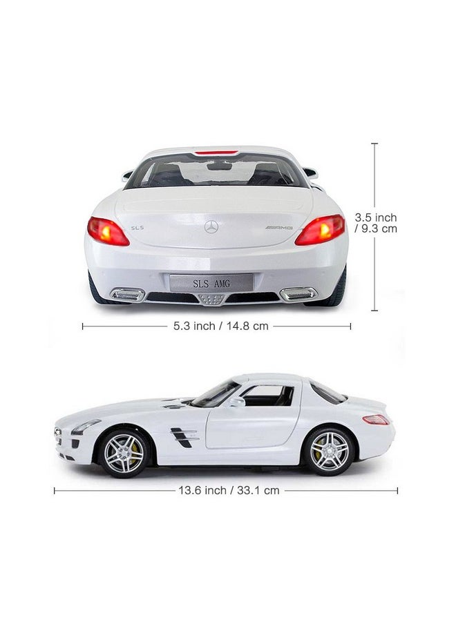 راستار سيارة مرسيدس بنز SLS AMG بتحكم عن بعد من راستار | سيارة مرسيدس بنز SLS AMG بتحكم عن بعد بمقياس 1:14، أبواب مفتوحة يدويًا - لون أبيض، تردد 2.4 جيجاهرتز  - Image 5