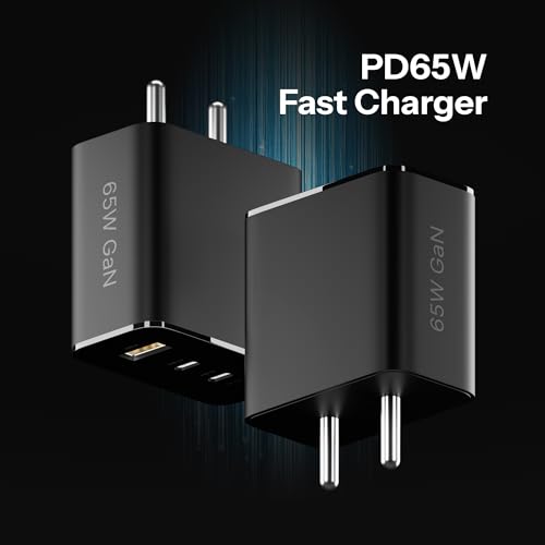 AILKIN 65W Gan Trio Charger Adapter,3 Port USB Type C to A Fast Wall Charging Compatible with Nothing CMF Phone 1/Nothing Phone 2/2a/2a Plus/3a/3a Plus/Tablet/Samsung Galaxy S24/S25 Series & More - Image 4
