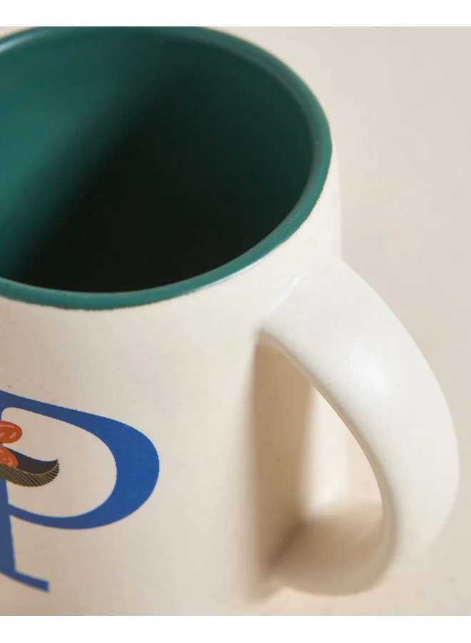Chumbak Penguin Alphabet Mug - P