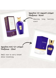 Spectra 121 Ascent EDP Unisex Perfume – 80ml  - Image 4