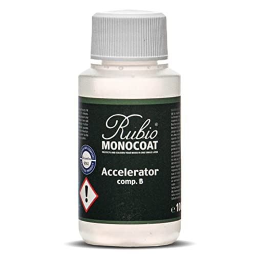 Rubio Monocoat زيت روبيو مونوكوت بلس الجزء ب المسرع والمصلب للخشب | تشطيب غير لامع | 100 مل - Image 1