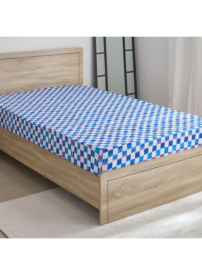 Home Box Gaming Racer Twin Microfibre Fitted Sheet - 120x200+25 cm  - Image 2