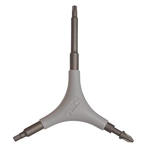 SONIC Pro Inline Skate Tool + T, Long T25 Torx for Powerslide triskate frame mounting bolts, 7 Tools, Rotate wheels, Remove bearings, Designed in USA - Image 1