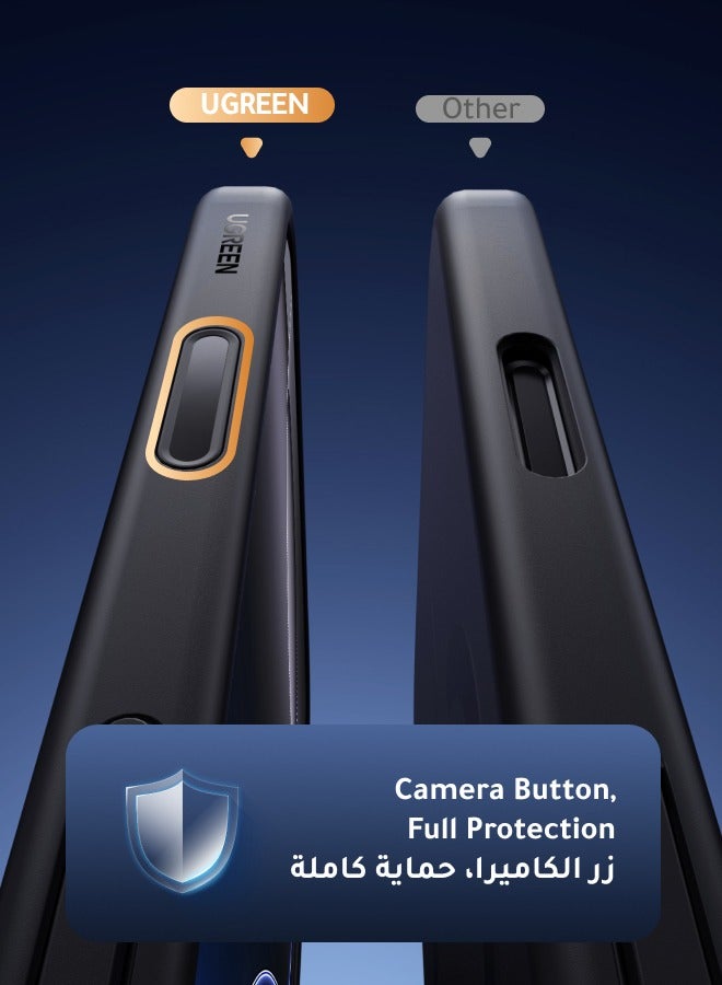 Ugreen iPhone 17 Pro Case Magsafe Strong Magnet Metal Camera Button iPhone 17 Pro Cover Military-Grade Protection Scratch-Resistant 17 Pro Case Matte Anti-Slip Magnetic Compatible with Magsafe Accessory - Image 4