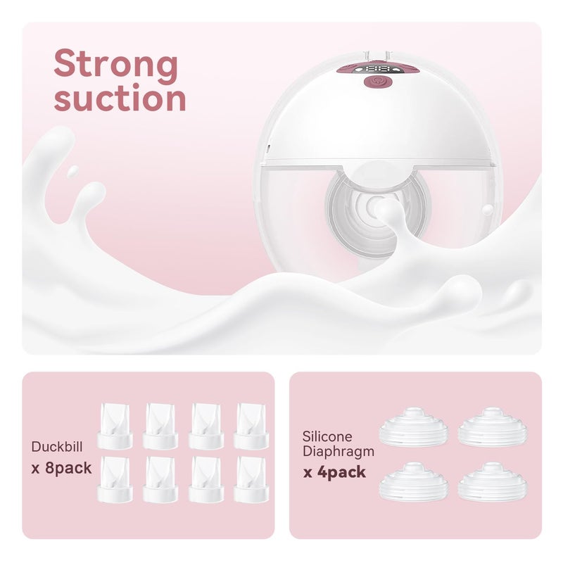 TOVVILD 12 Pack Pump Parts, 8PCS Duckbill Valves 4PCS Silicone Diaphragm Compatible with Momcozy M5, Replace Mom Cozy M5 Replacement Parts - Image 5