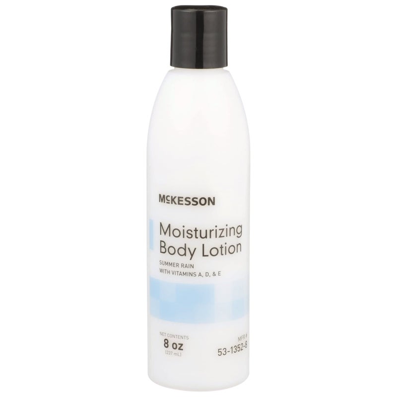 McKesson Moisturizing Body Lotion with Vitamins A, D, E, Summer Rain Scent, 8 oz, 1 Count - Image 1