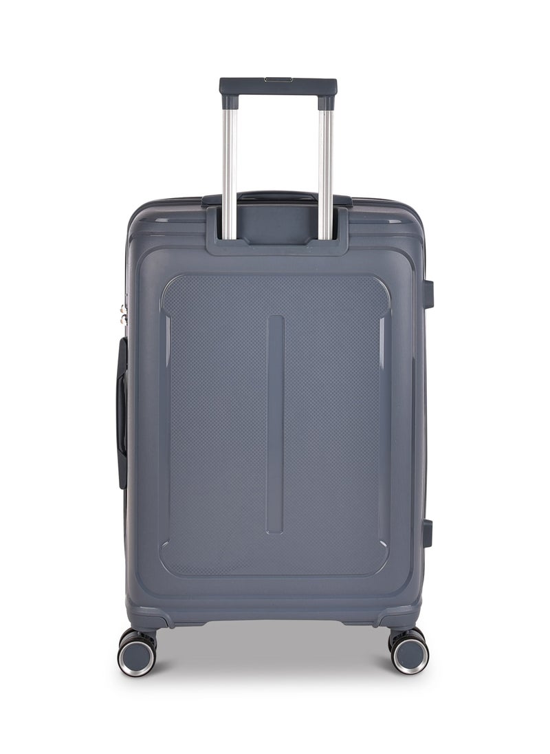 NEW TRAVEL - New Travel Luggage Set, Polypropylene (PP) Material, Trolley Travel Bag with Carry On Cabin and Checked In Sizes, Combination Lock and 4 Doubel Wheels, Lightweight, Size 20/24/28, PP03/3P - Image 1