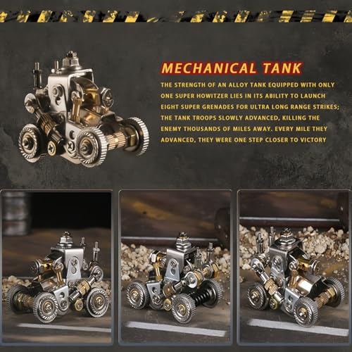 ZUNPINSPACE 3D Metal Puzzles for Adults3D Puzzle Metal Model Kit3D Mechanical ModelBrain Teaser Puzzles DIY Assembling for Stress Relief for Teenagers and Adults - Image 5