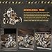 ZUNPINSPACE 3D Metal Puzzles for Adults3D Puzzle Metal Model Kit3D Mechanical ModelBrain Teaser Puzzles DIY Assembling for Stress Relief for Teenagers and Adults - Image 4