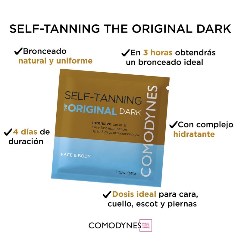 Comodynes Intensive Self Tan Towelettes, 8 Count - Image 2