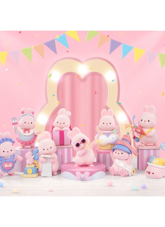 Miniso - MINISO MOMO BUNNY Anniversary – Special Edition Collectible Plush - Image 1