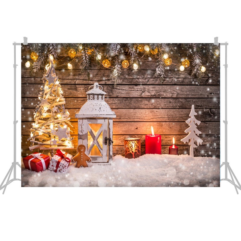 2.1 * 1.5m/ 7 * 5ft Christmas Backdrop Photography Background Portrait Photography Backdrops Photo Studio Props for Christmas Decoration Baby Children Portrait Photos Party - Image 1