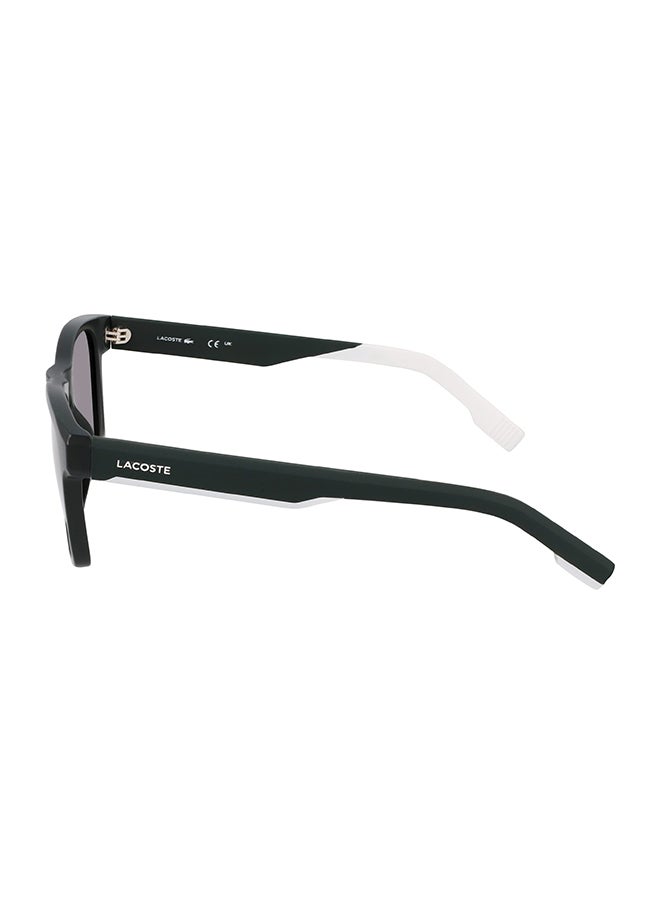 LACOSTE نظارة شمسية مستطيلة للحماية من الأشعة فوق البنفسجية للرجال - L6018S-301-5320 - مقاس العدسة: 53 ملم  - Image 2