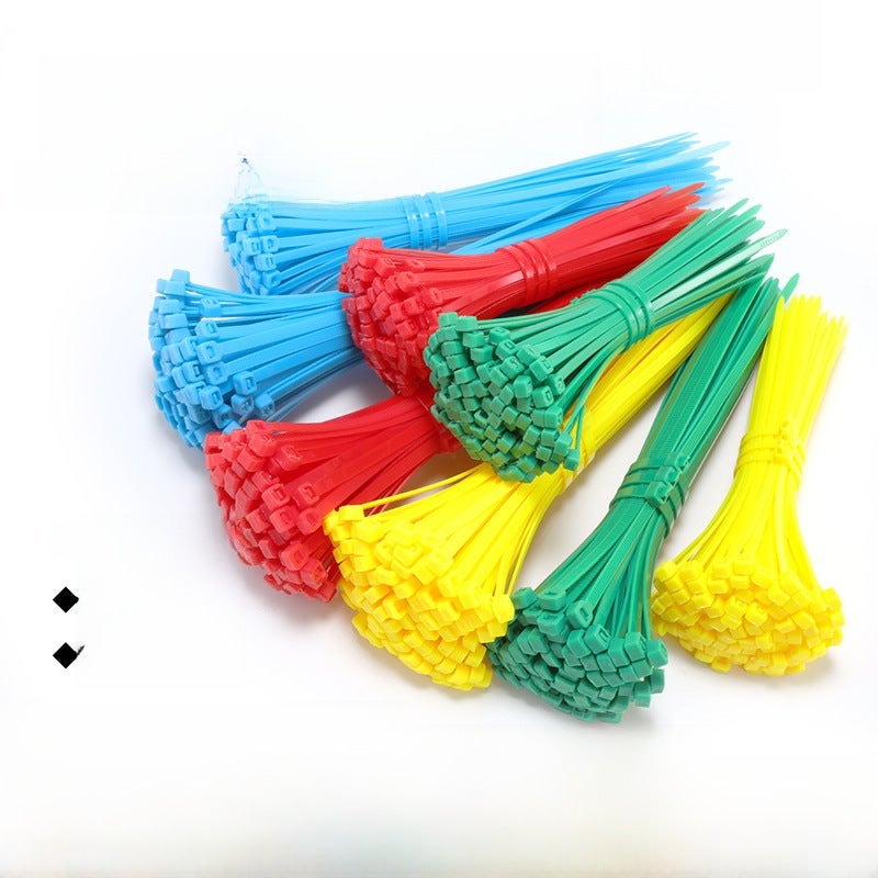 Colorful Self-Locking Nylon Cable Ties 4x150/200/5x300 Green 4*150GB 3.6mm wide 100