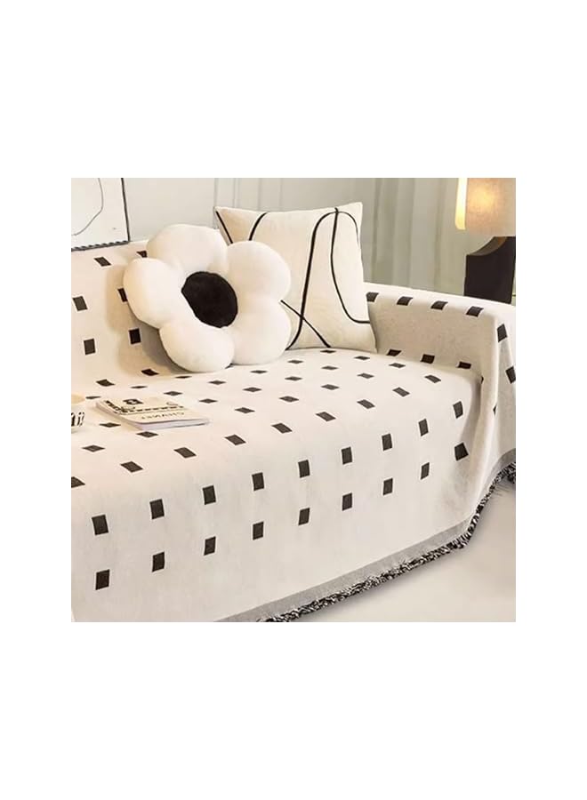 The Bros Sofa Cover Chenille Sofa Slipcover for 2~3 Seater Washable Sofa Throw Blanket Non Slip Bed Blanket Carpet Large Size 180 * 260CM - Image 2