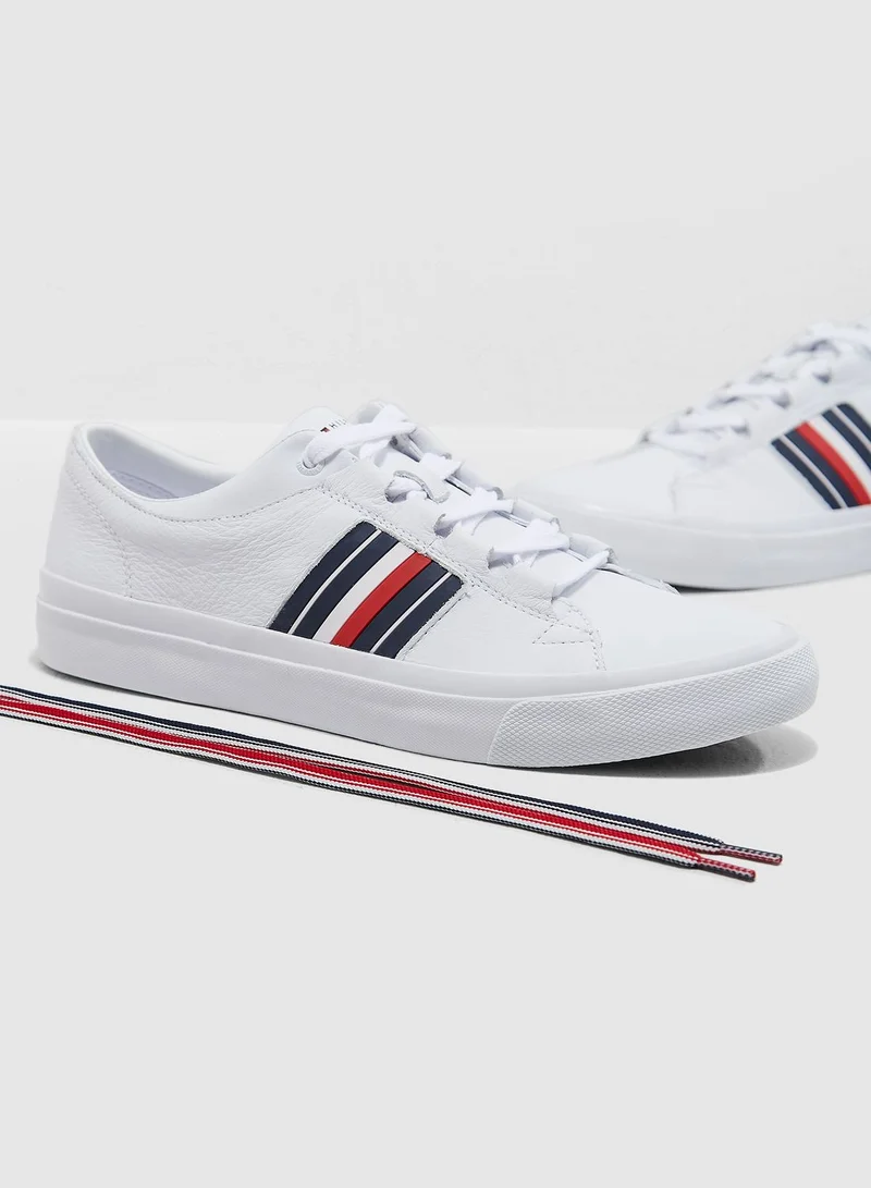 TOMMY HILFIGER Corporate Leather Sneakers