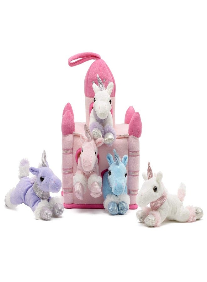 Unipak 11" Castle House with Unicorns - Image 1