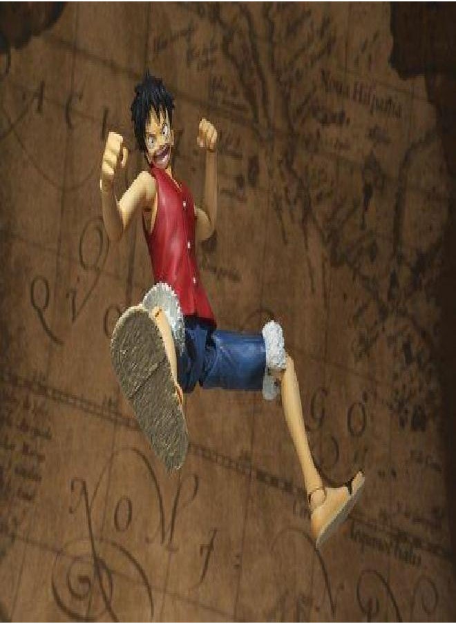 Bandai - One Piece Bandai S.H. Figuarts 6 Inch Super Articulated Figure Monkey D. Luffy - Image 1