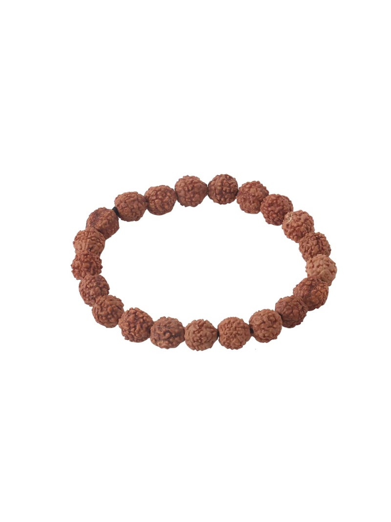 RDK Rudraksha Bead Mala by Brand RDK, Holy Mala for Japa, Mediations and Wearing with Long Tassell (Bracelet) - Image 4