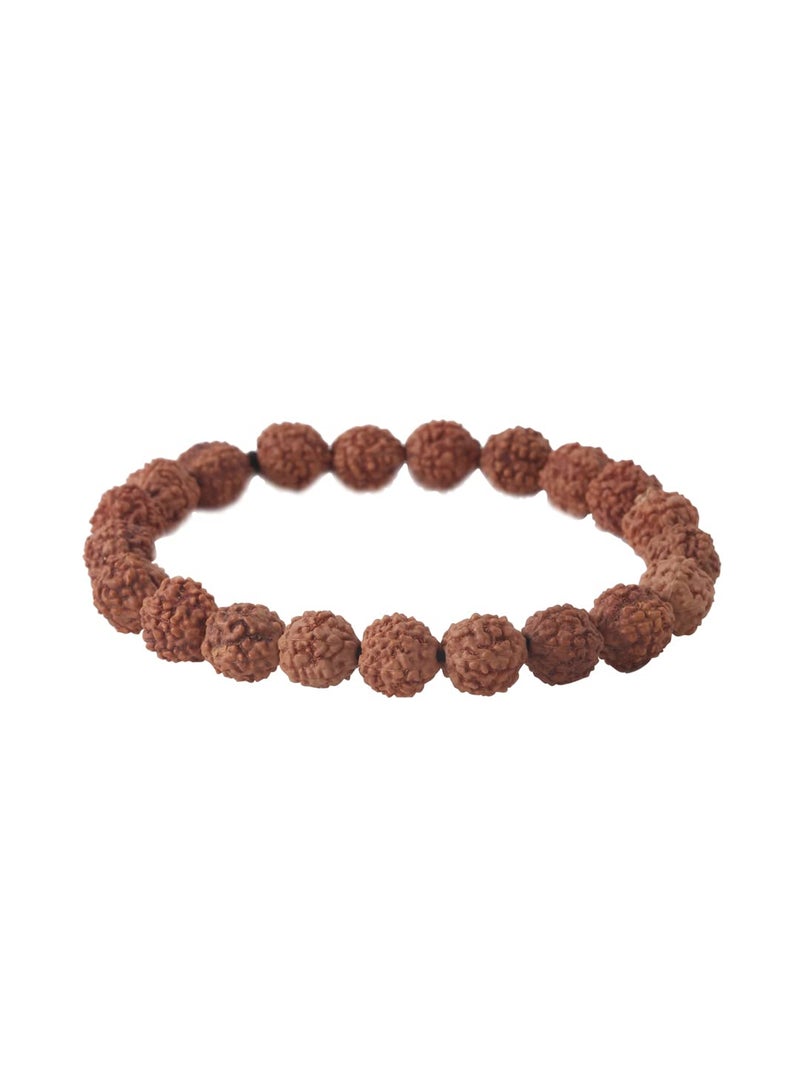 RDK Rudraksha Bead Mala by Brand RDK, Holy Mala for Japa, Mediations and Wearing with Long Tassell (Bracelet) - Image 1