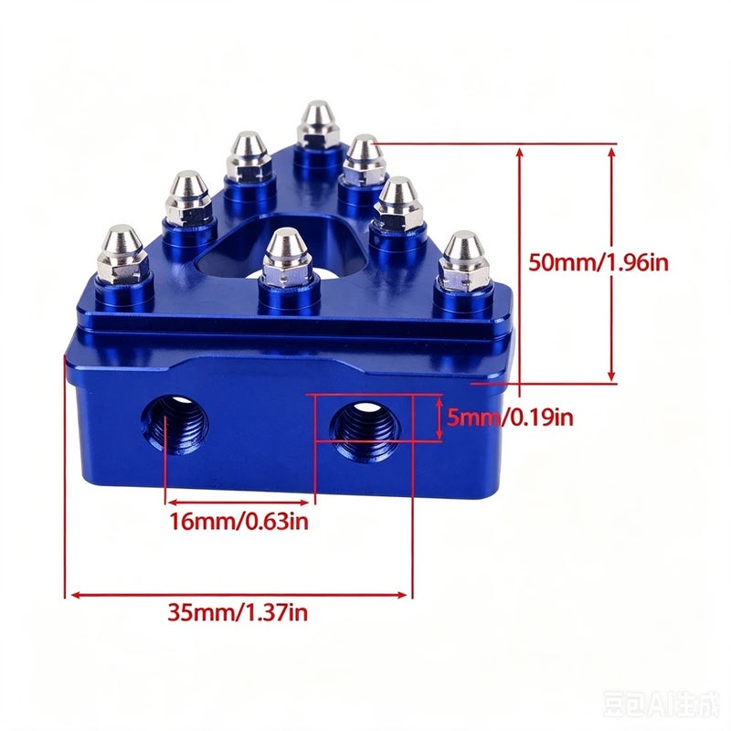 Universal Motorcycle CNC Rear Brake Pedal Tip Aluminum Spare Parts For HONDA CRF50 XR50 SDG SSR COOLSTER 70-125CC Dirt Bike - Image 5