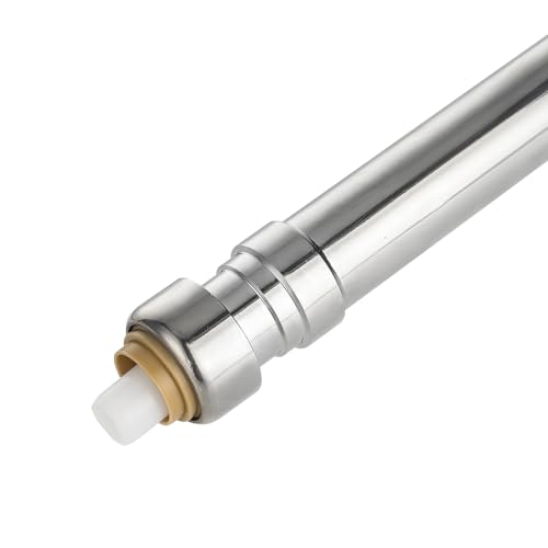 EFIELD 8inch AntiSiphon Frost Free Sillcock 12 inch Push Fit X 34 inch Hose Bibb Chrome Plated Brass Body 8inch LengthSILLCOCK037 - Image 3