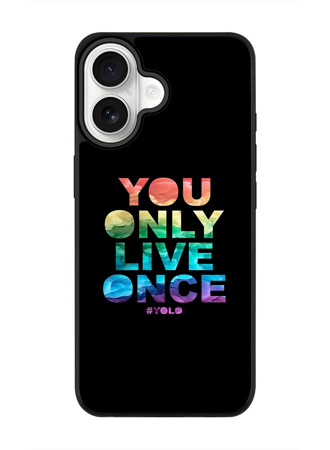 Stylizedd iPhone 17 Case, [Compatible with MagSafe] Slim Magnetic cover Phone Case iPhone 17 -YOLO - Image 1