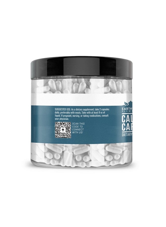 إيرثبورن إيليمنتس كربونات الكالسيوم من Earthborn Elements، 200 كبسولة، نقية وغير مخففة، بدون إضافات - Image 2