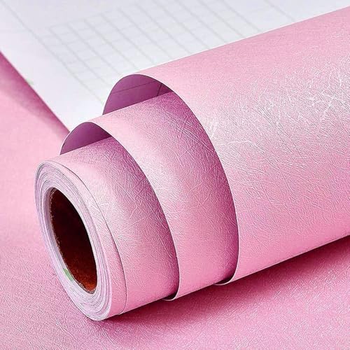 FOKRIM Light Pink Wallpaper Wallpaper for Wall Sticker for Home,Office 45x300cm Sticker Wallpaper Peel and Stick Hexagon Removable Self Adhesive Waterproof Wallpaper(Pack of 1) - Image 1