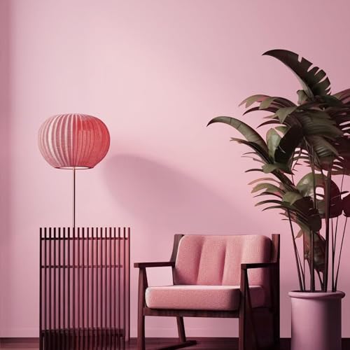 FOKRIM Light Pink Wallpaper Wallpaper for Wall Sticker for Home,Office 45x300cm Sticker Wallpaper Peel and Stick Hexagon Removable Self Adhesive Waterproof Wallpaper(Pack of 1) - Image 3