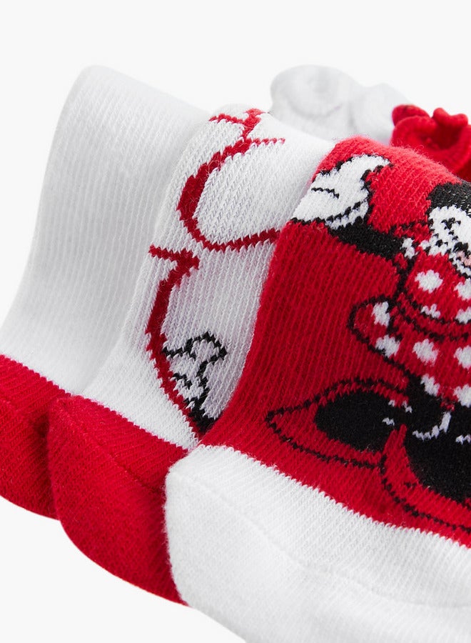 ديزني جوارب ميني ماوس بطول الكاحل - مجموعة من  قطع - Image 4