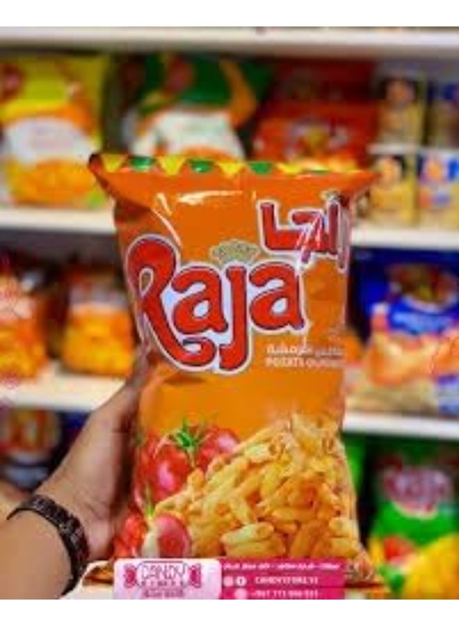 راجا رقائق بطاطس راجا المقرمشة، بنكهة الكاتشب، وجبة خفيفة مقرمشة، عبوة من 12 - Image 5