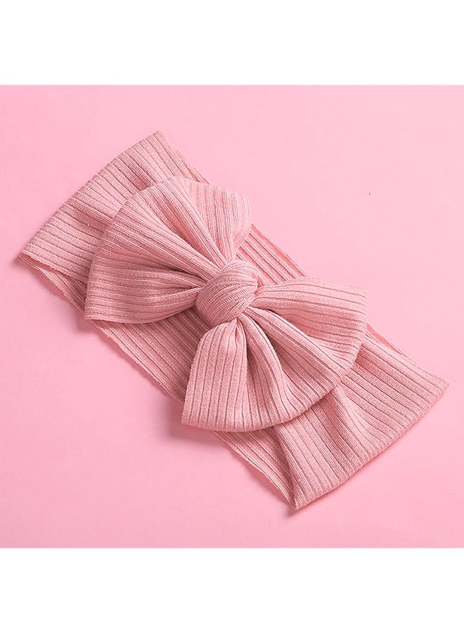 KASTWAVE Baby Turban Headband Set Bowknot Hairband Soft Headwear Elastic For Newborn/Girls/Boys/Kids Gift As Toddler Headdress Photography Props Accessories(3 Pieces) - Image 2