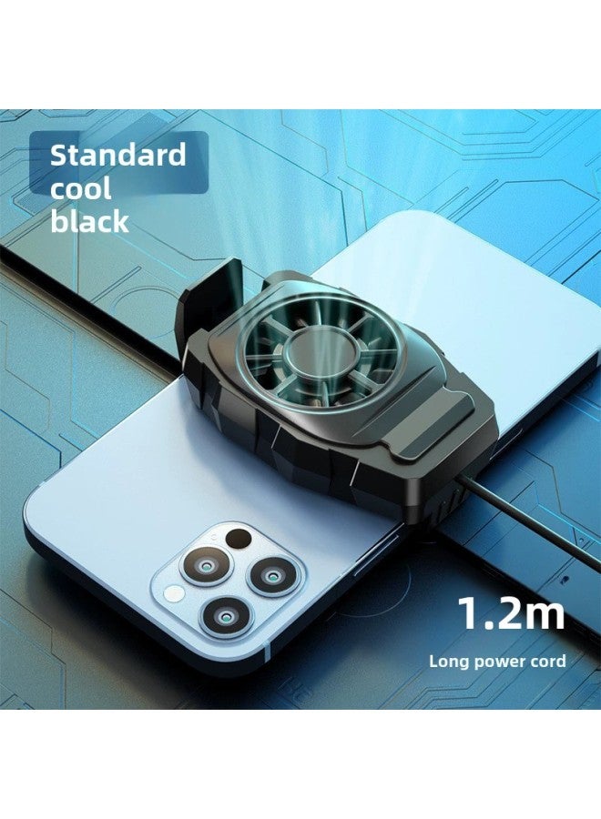 Loquat Air-cooled Cooling Mobile Phone Radiator Cooling Fan Game Live Cooling Back Clip Explosions Walking Radiator-Color:G6 Air-cooled Plug-in Model  - Image 5