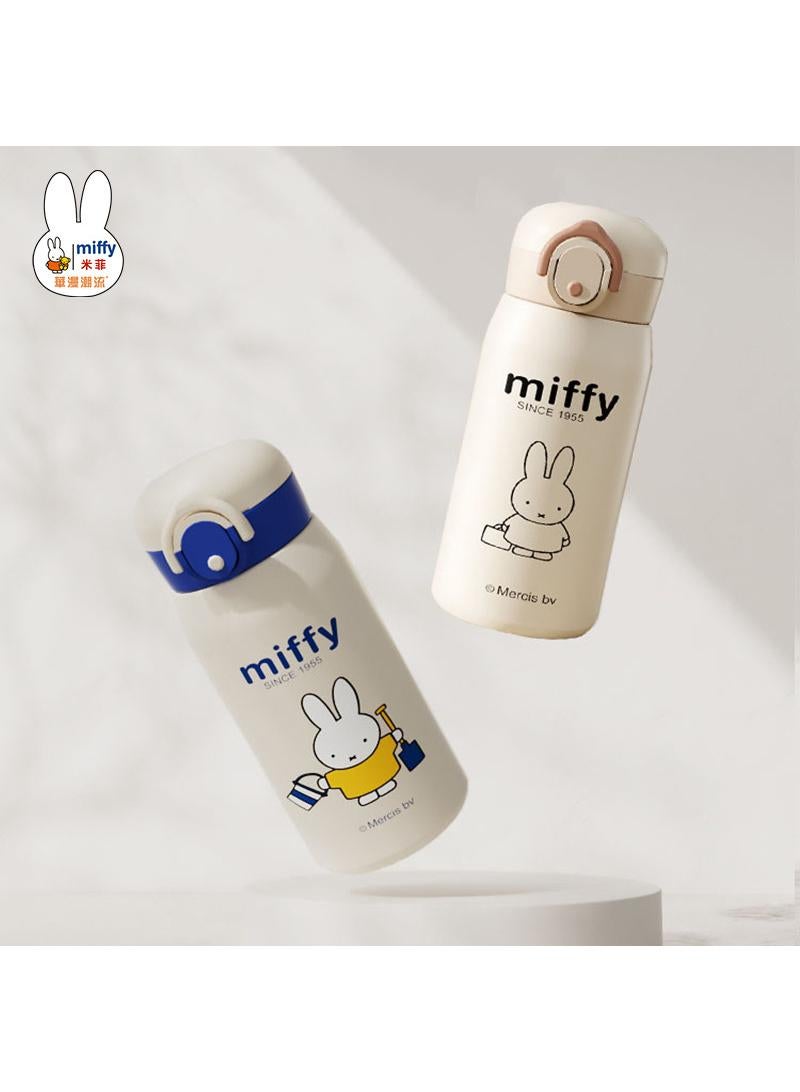 Long-lasting thermal insulation stainless steel cartoon thermos cup/cold cup blue 420ml - Image 2