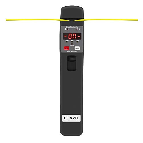 QIIRUN TMOFI-401 Live Fiber Optical Identifier with Visual Fault Locator for 0.25mm 0.9mm 3.0mm Fiber, No Need to Replace Clamp Block - Image 1