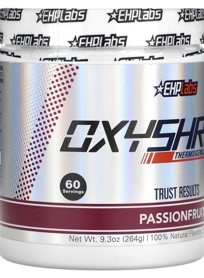 EHPLabs OxyShred Thermogenic Fat Burner Passionfruit 9.3 oz (264 g) - Image 2