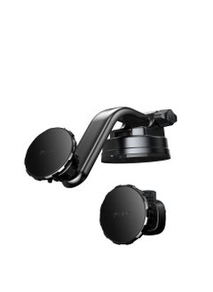 Yesido Magnetic car mount mobile phone holder suction cup type Car air outlet navigation bracket Yesido Black  - Image 1
