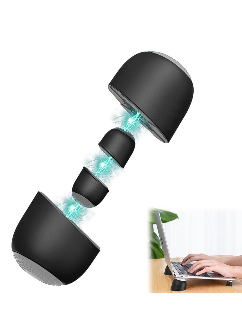 SYOSI Laptop Cooling Stand Small Universal Invisible Cooler Ball Portable Magnetic Tilting Holder Foot for MacBook Computer Notebook Keyboard and Tablet PC  - Image 1