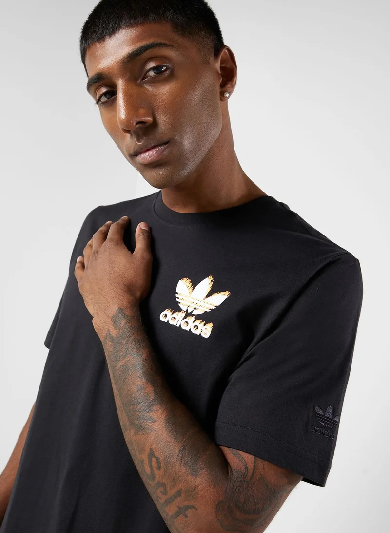 adidas Originals Graphics Fire Trefoil T-Shirt
