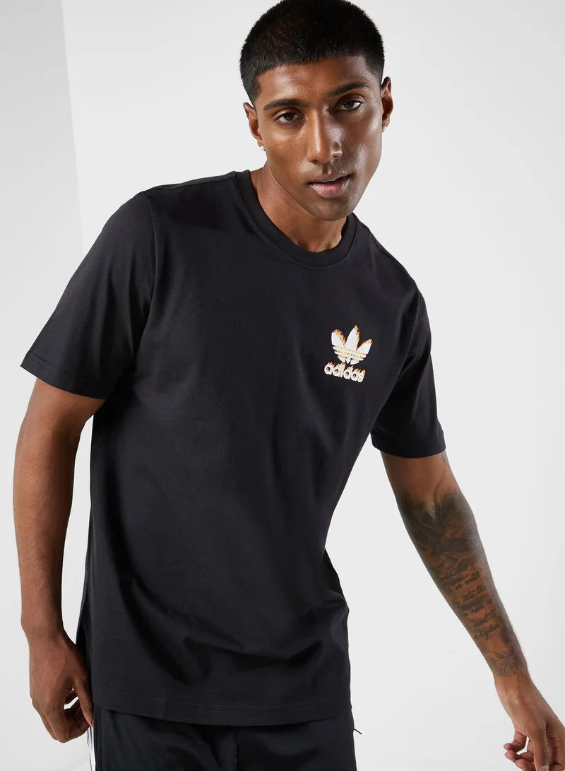 adidas Originals Graphics Fire Trefoil T-Shirt