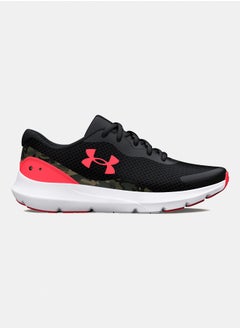 UNDER ARMOUR Boys' Grade School Surge 3 Printed Running Shoes  - Image 1