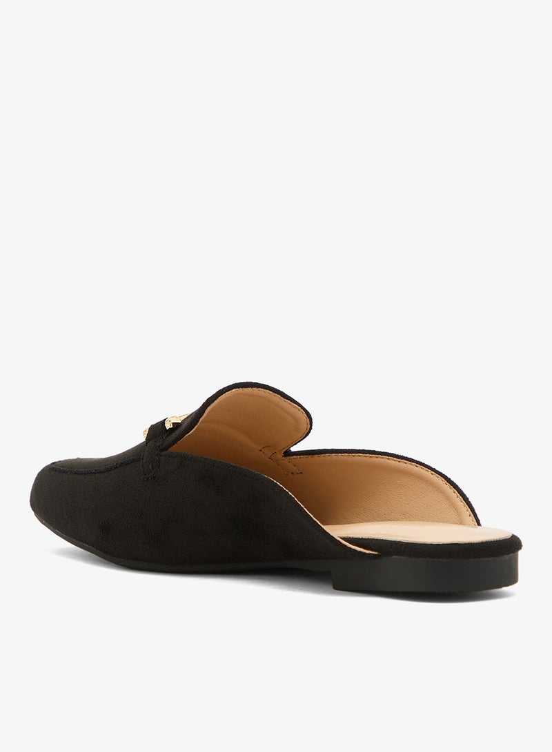 ELLA Mules With Gold Buckle - Image 2
