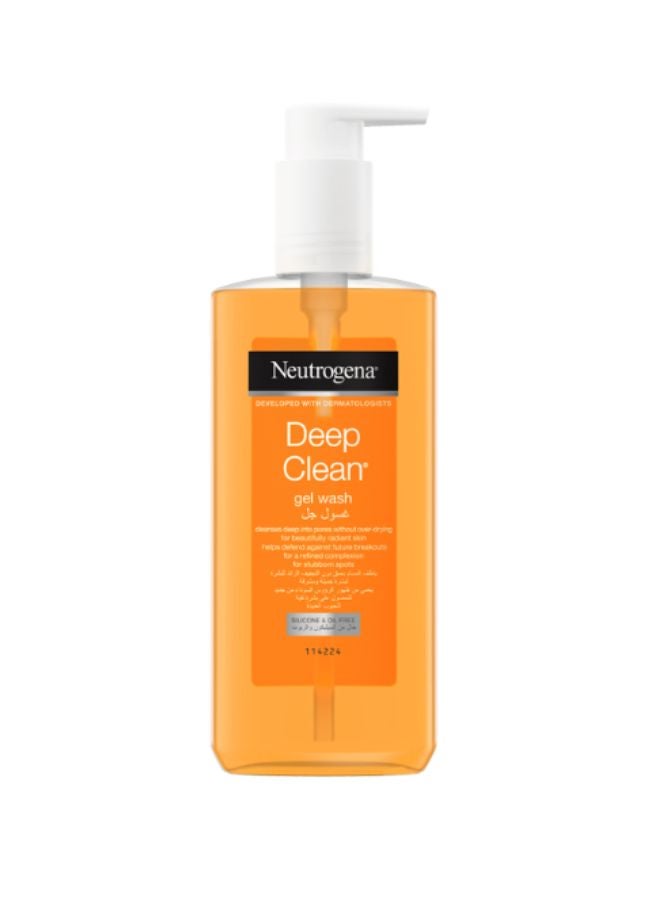 Neutrogena Deep Clean Gel Face Wash Clear 200ml - Image 1