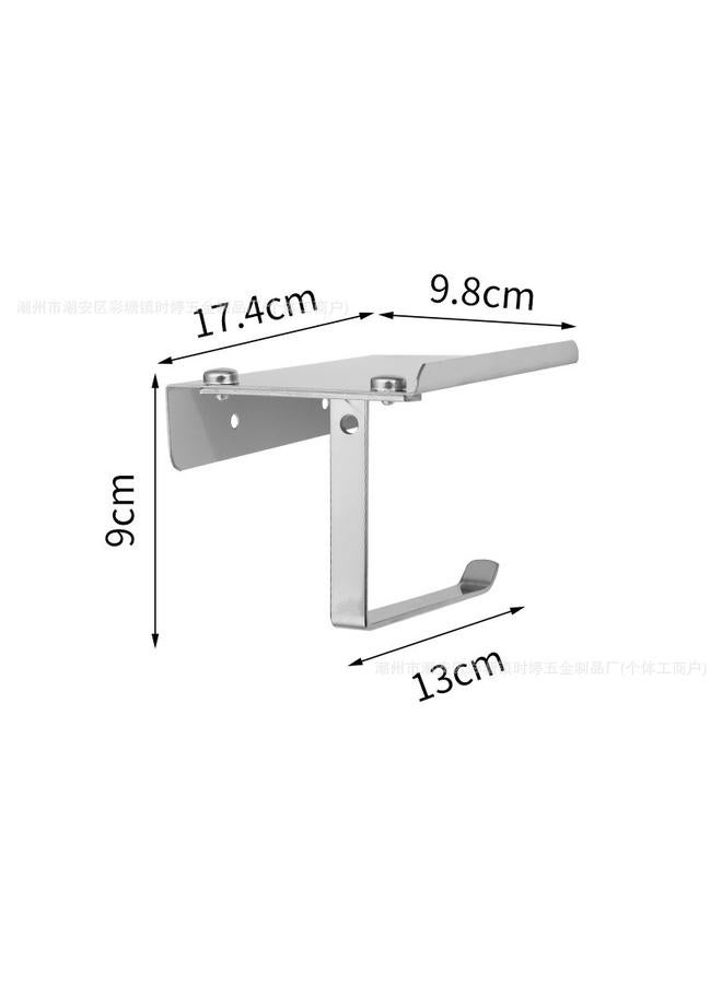 Bluejw 304 Tissue Holder Stainless Steel Roll Paper Holder Toilet Tissue Box Punch-free Toilet Tissue Holder In Stock - Image 1