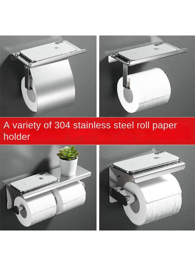 Bluejw 304 Tissue Holder Stainless Steel Roll Paper Holder Toilet Tissue Box Punch-free Toilet Tissue Holder In Stock - Image 3