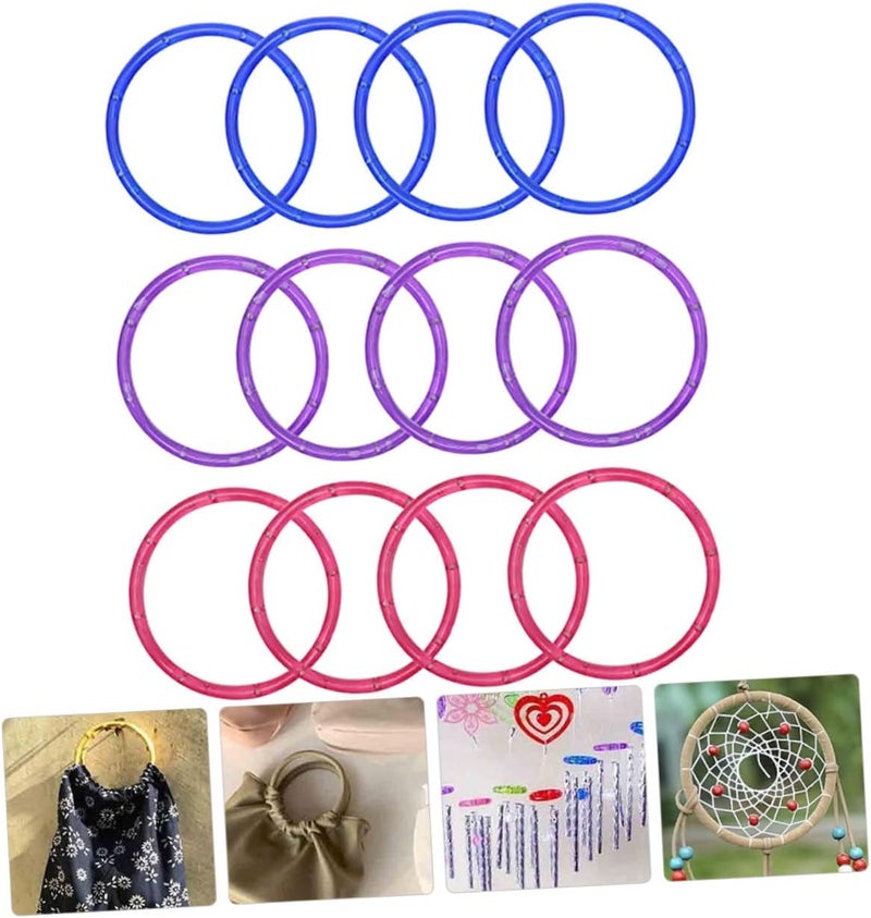 حزمة أدوات DIY لصنع أجراس الرياح من الأكريليك POPETPOP (12 قطعة) - مناسبة للأولاد - Image 4